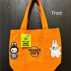Orange Canvas Tote Bag- custom